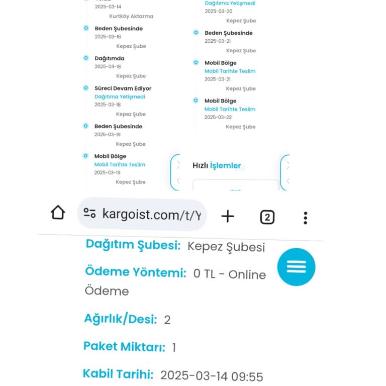 Kargoist İle Geciken Teslimat Sorunu