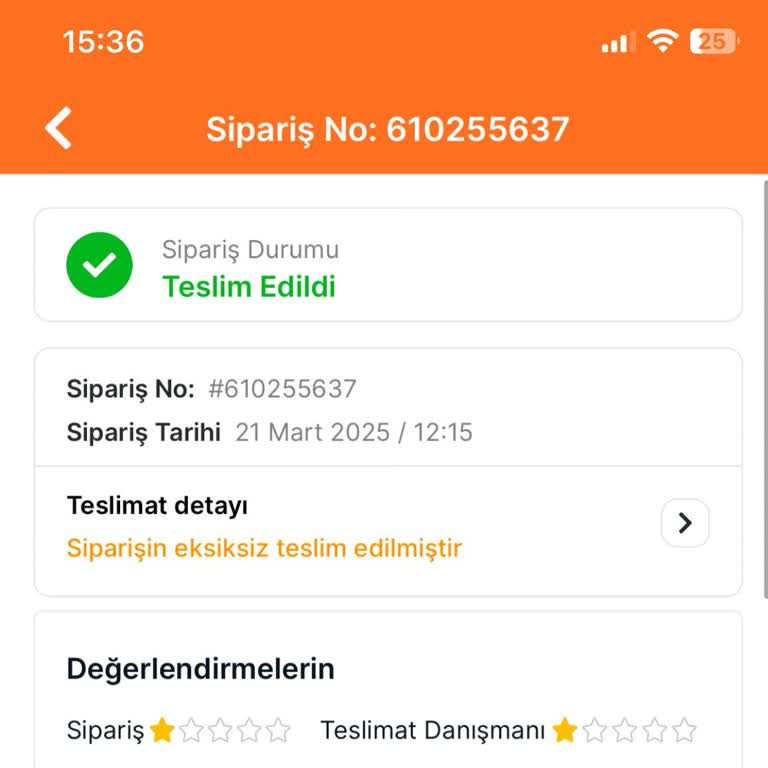 Sanal Market Hizmetinde Eksiklik Ve İletişimsizlik Sorunu
