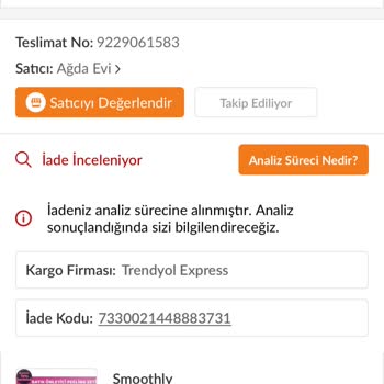 Trendyol'dan İade Sürecinde Mağduriyet