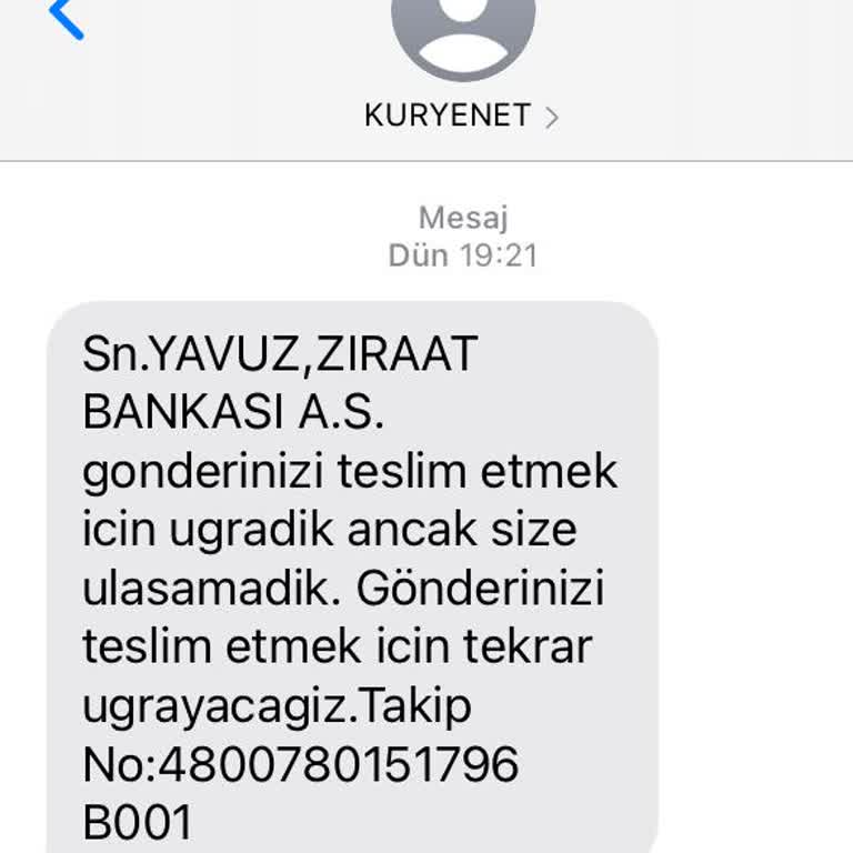 Kuryelerin Yanıltıcı Mesajları Ve Ulaşılmaz Müşteri Hizmeti