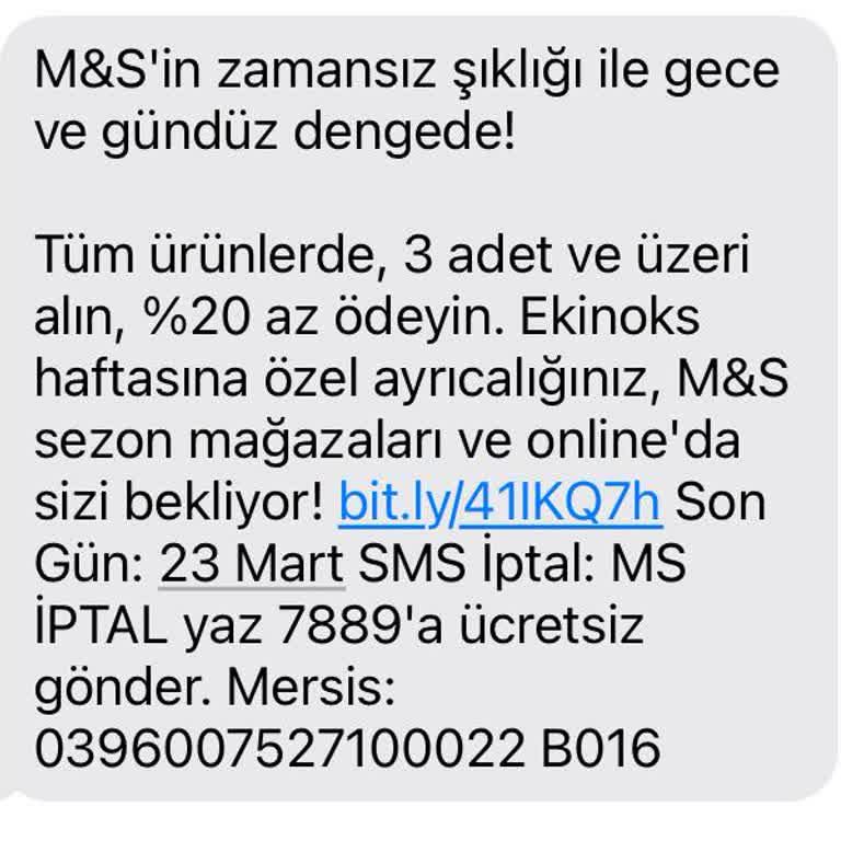 Marks And Spencer Yanıltıcı İndirim Mesajı Mağduriyeti