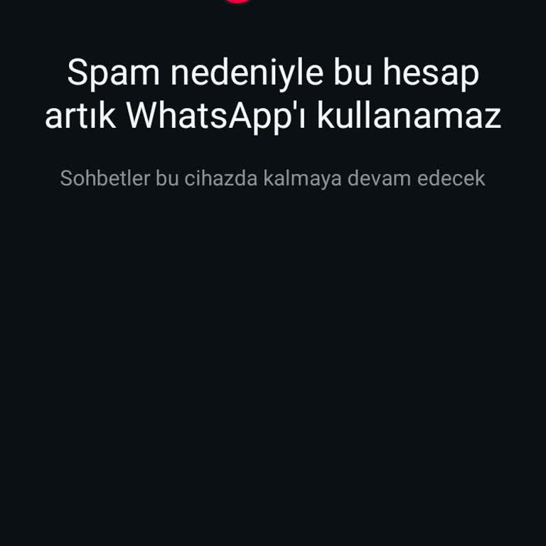 WhatsApp Hesabına Erişim Sorunu