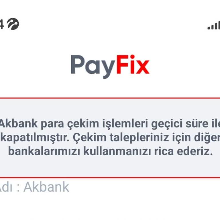 Payfix Üzerinden Banka Hesabına Para Çekme Sorunu: Müşteri Mağduriyeti Ve Çözüm Beklentisi