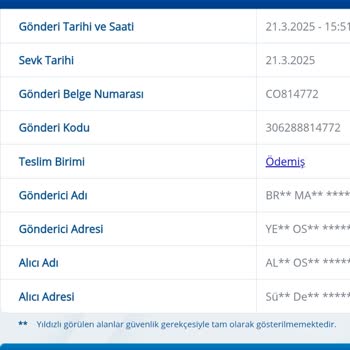 Yanlış Adrese Teslim Edilen Kargo Ve Kaybolan Siparişler