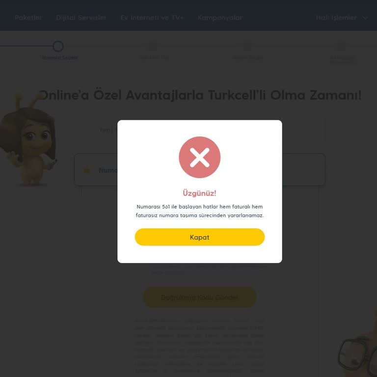 Turkcell'in Numara Taşıma Engeli