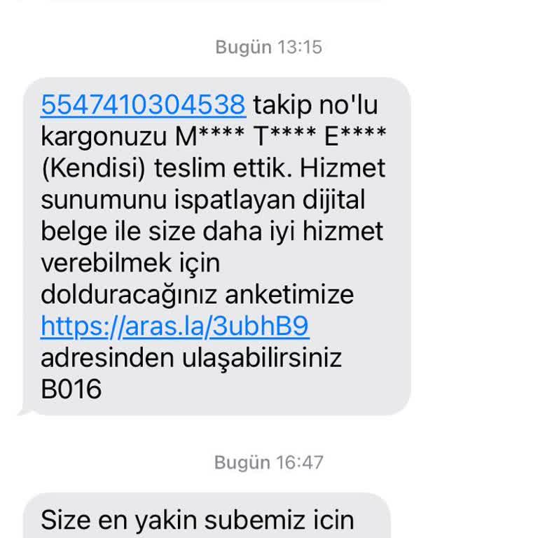 Aras Kargo'nun Teslim Edilmeyen Kargosu Ve Ulaşılamayan Hizmeti