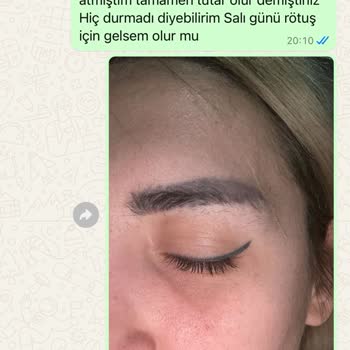 Kalıcı Kaş Uygulamasında Hayal Kırıklığı Ve Eksik Hizmet