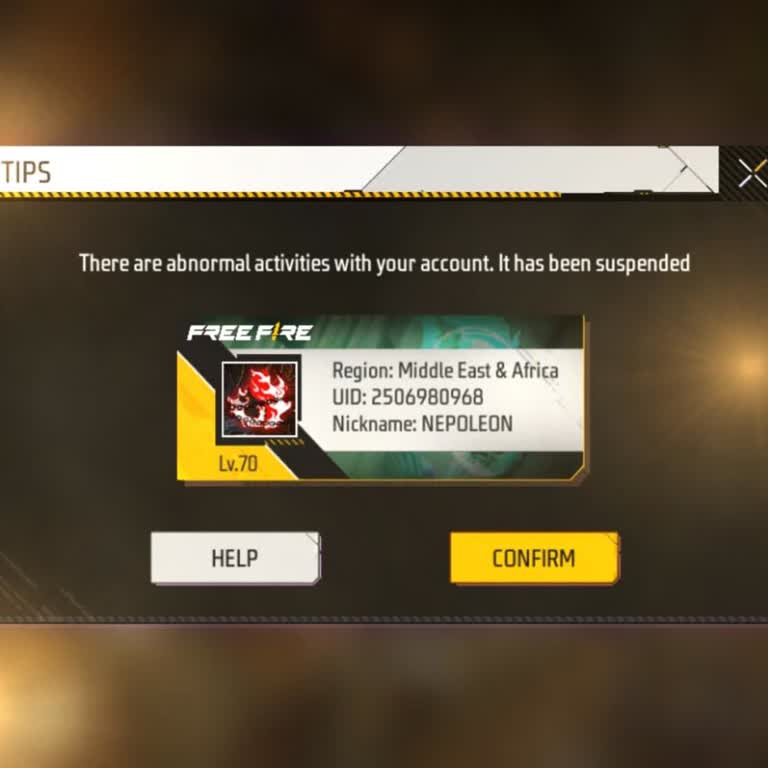 Garena Banned My Free Fire Account and I Cant Play Ranked Matches Now