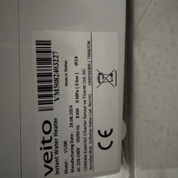 Veito V1200 Su Isıtıcı Servis Ve Performans Sorunları