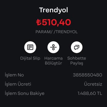 Trendyol GO'da İptal Edilen Siparişin Ücreti İade Edilmedi