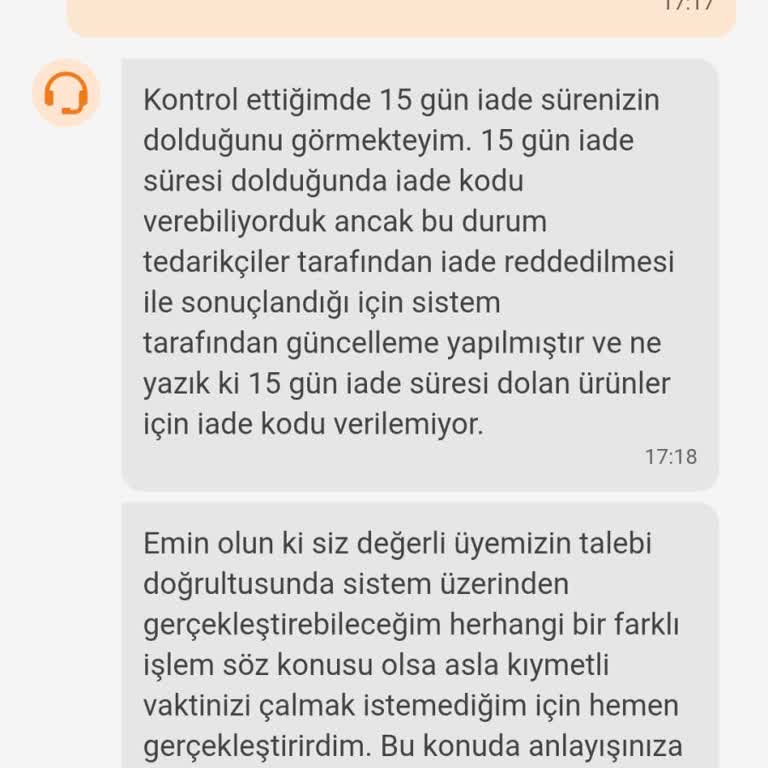 İade Sürecinde Yaşanan Kargo Problemi