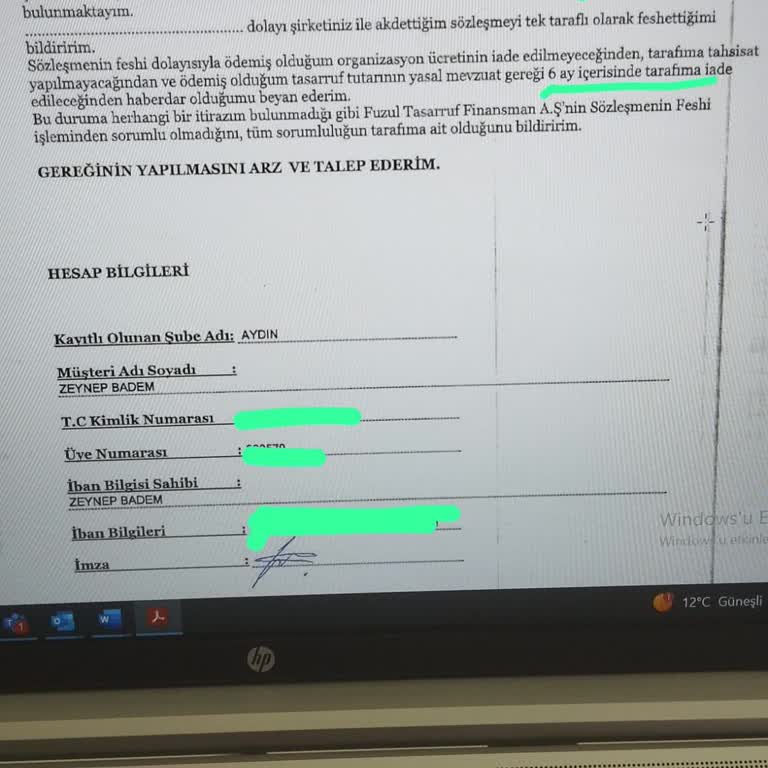 Fuzul Ev'de Geri Ödeme Sorunu Ve Sözleşme Mağduriyeti