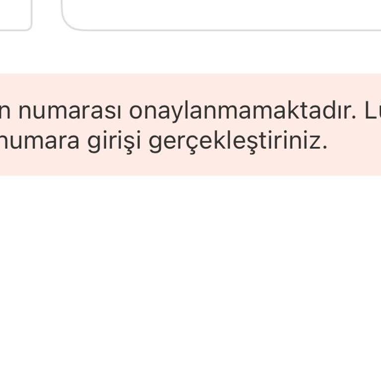 Yemek Sepeti Hesabında Telefon Numarası Ekleme Sorunu