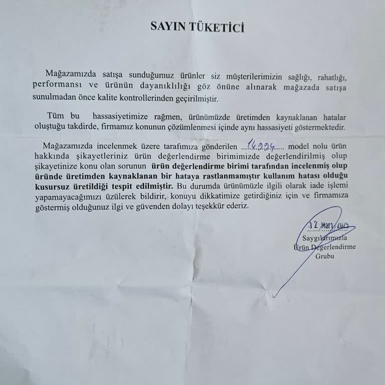 Greyder Ayakkabı İç Astarı Sorunu Ve Müşteri Memnuniyetsizliği