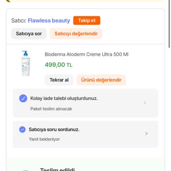 Sahte Ürün Ve Yetersiz Satıcı Profili