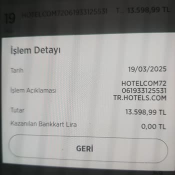 Rezervasyon İptalinde Ekstra Ücret Sorunu