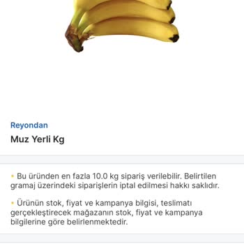Yanlış Ve Yeşil Muz Siparişi: Migros'un Özensiz Hizmeti