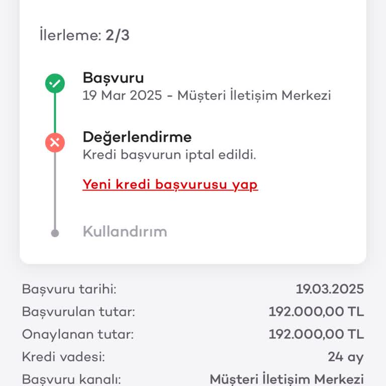 Onaylanan Kredim Hesabıma Yatmadı