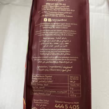 BİM'den Aldığım Efor Çayının Kalitesizliği