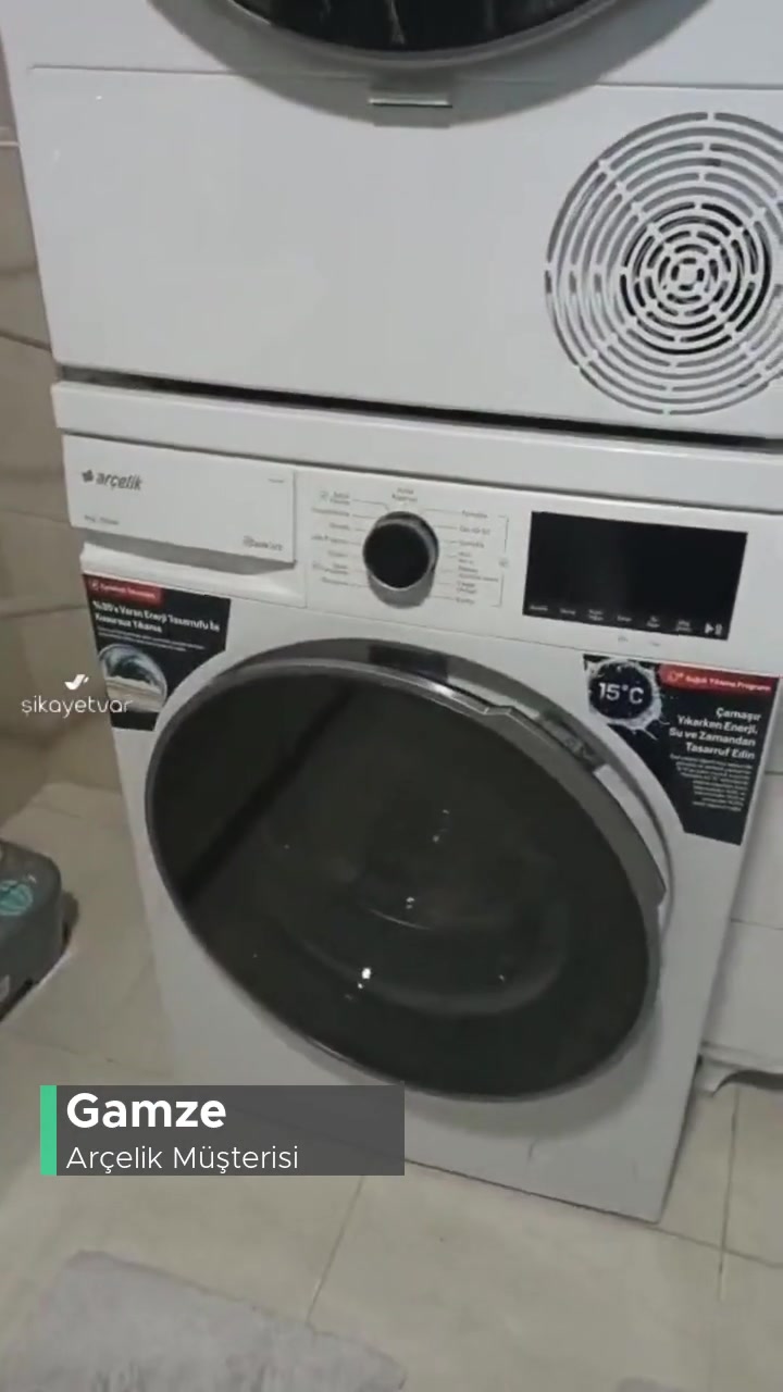 Arçelik Kurutma Ve Çamaşır Makinesi Değişimi videonun kapak resmi