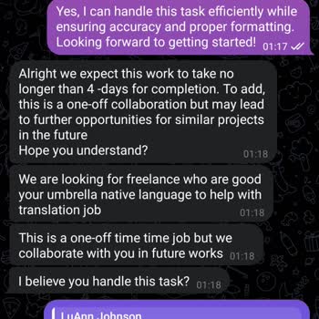 Fiverr.com Freelance İş Teklifinde Sahte Ödeme Talebi Ve Kimlik İstemi