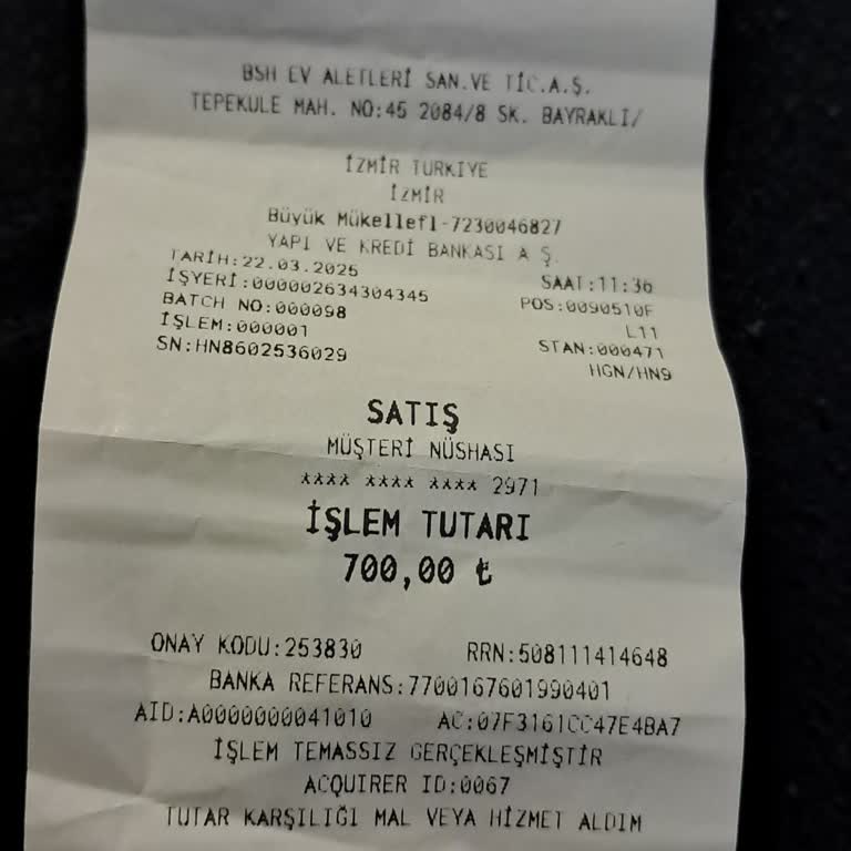 Garanti Kapsamında Sürpriz Servis Ücreti
