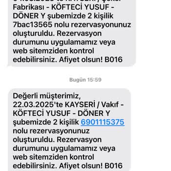 Köfteci Yusuf'ta Rezervasyon Sorunu