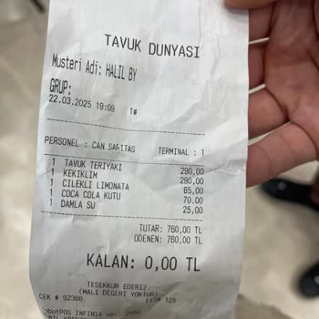 Ankara Metromall Tavuk Dünyası'nda Porsiyon Hayal Kırıklığı