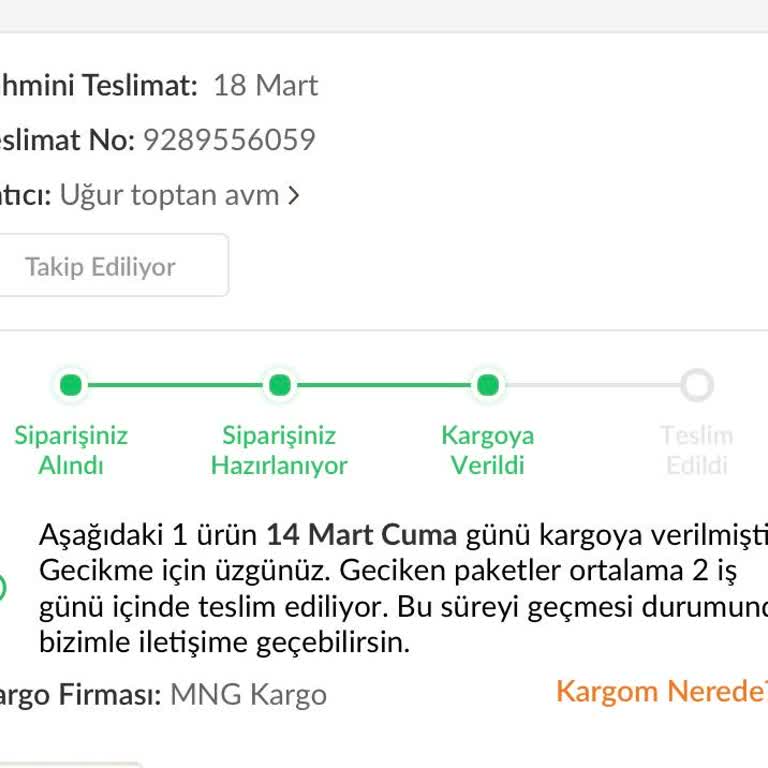 MNG Kargo Ardahan Şubesi'nin Adrese Teslim Sorunu