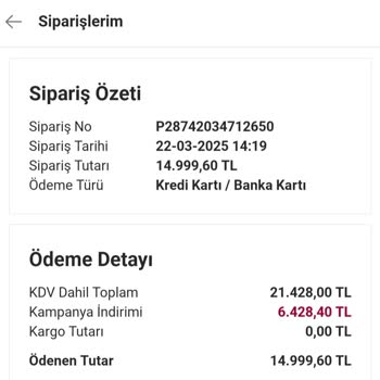 Pierre Cardin Sipariş İptali Ve Müşteri Mağduriyeti