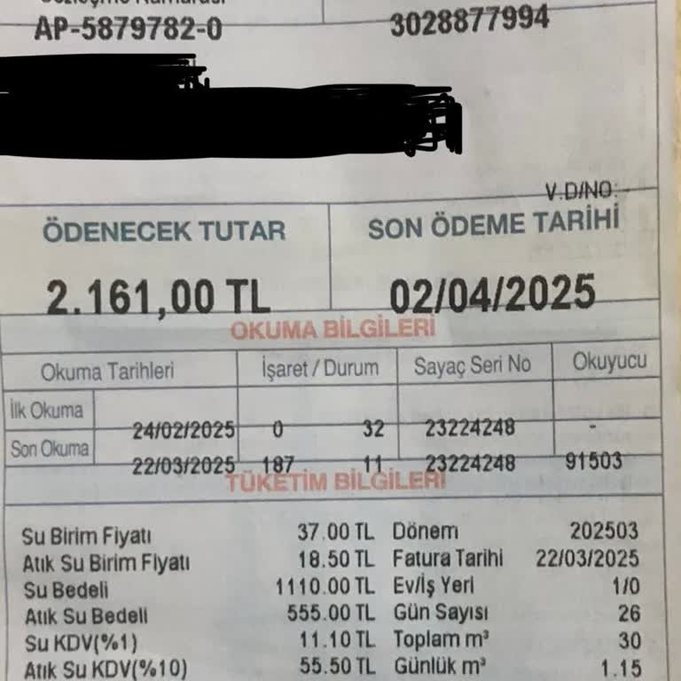 Fatura Şoku: İSKİ'den Beklenmedik Yüksek Tutar