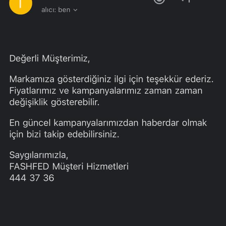 Değişim Talebine Olumsuz Yanıt Ve Fiyat Artışı