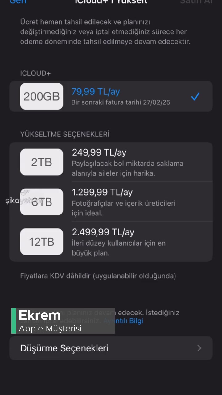 Apple İCloud Planı Sorunu videonun kapak resmi
