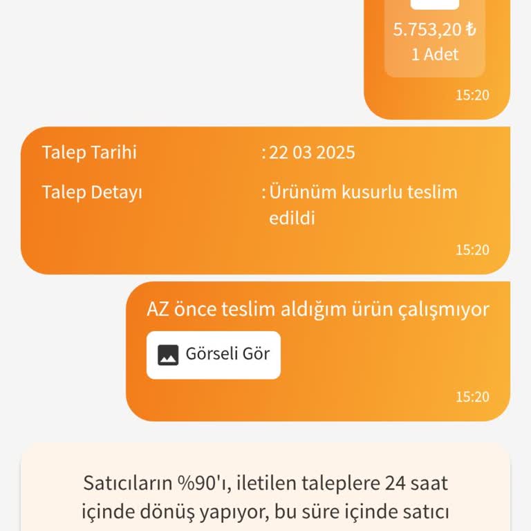 Çalışmayan Saat Ve İade Süreci Belirsizliği