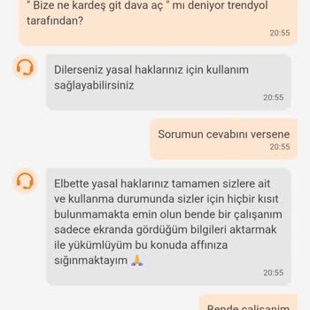 Trendyol'dan Alışveriş Sonrası Destek Sorunu