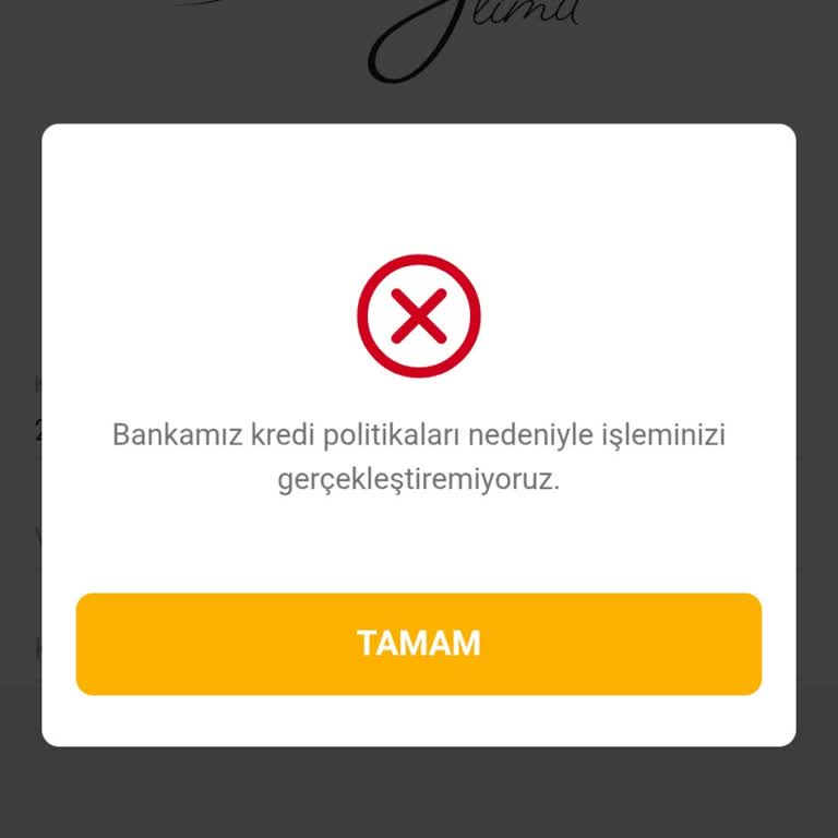 Kredi Kullanımında Ani Kısıtlama Ve Müşteri Hizmetleri Sorunu