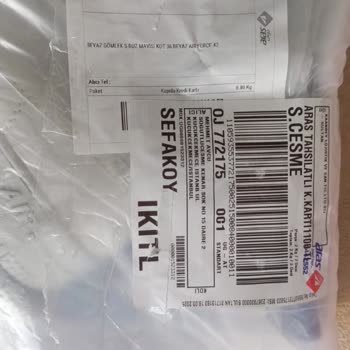 Sipariş Yanlış Ve Kalitesiz Ürün Gönderimi