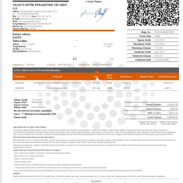 Gözlük Çerçevesi Mağazada Hasar Gördü!