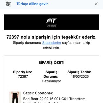 Siparişim Bir Ayı Geçti Hala Kargoya Verilmedi
