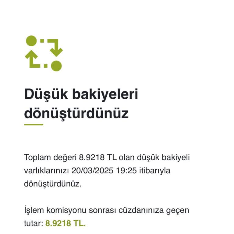 Paribu Dönüştürme İşlemi Sonrası Cüzdana Yansıma Sorunu