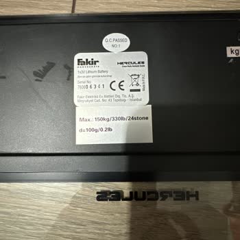 Fakir Baskülüm İçin Pil Kapağı Sorunu