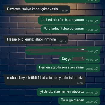 Geciken Kargo Ve Para İadesi Sorunu