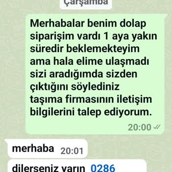 Teslim Edilmeyen Dolap: Bekleyişin Sonu Gelmiyor