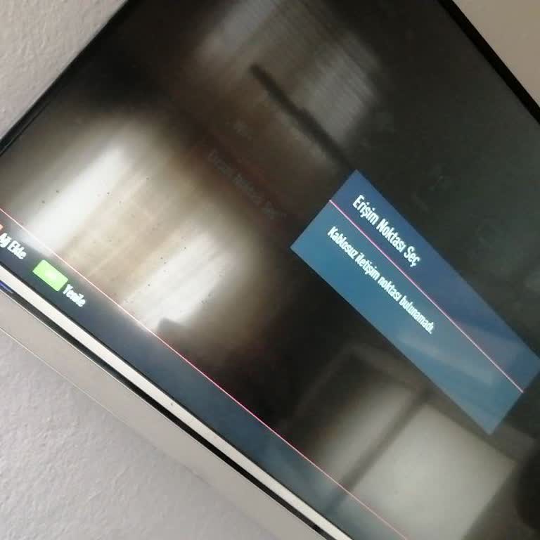 Arçelik Televizyonum İnternete Bağlanmıyor