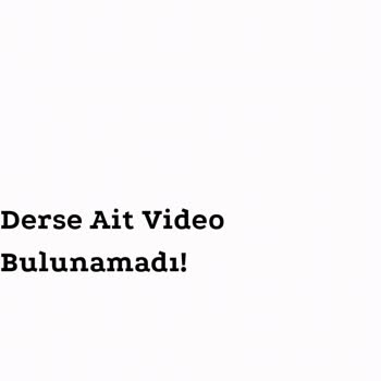 Ders Videoları Yüklenmedi, Sınav Öncesi Mağduriyet Yaşıyorum