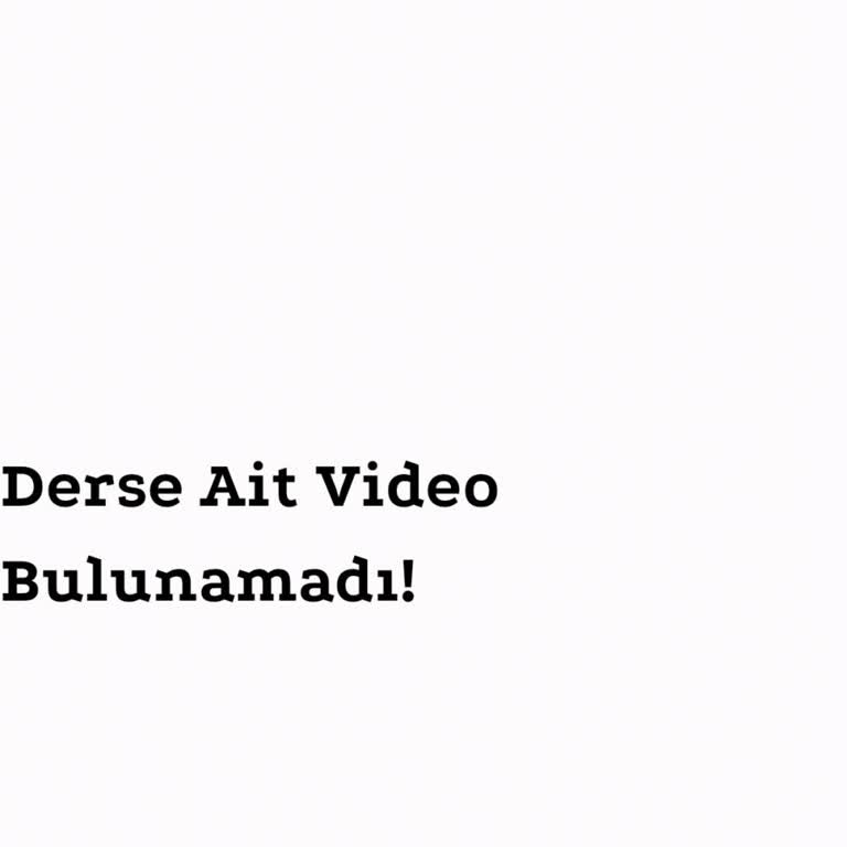 Ders Videoları Yüklenmedi, Sınav Öncesi Mağduriyet Yaşıyorum