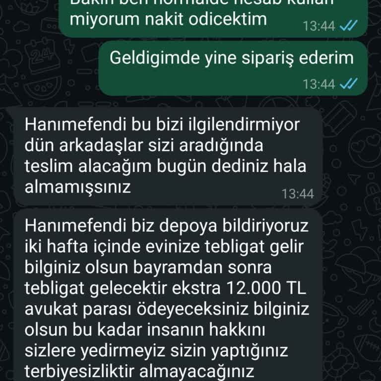 Kapıya Teslim Edilemeyen Ürün Ve Ek Ücret Talebi