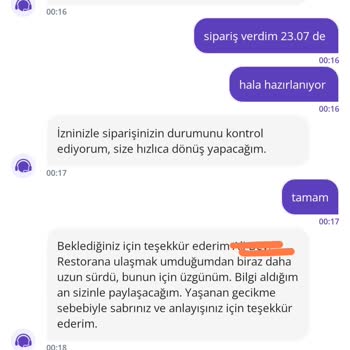Gece Yarısı İptal Edilen Sipariş Mağduriyeti