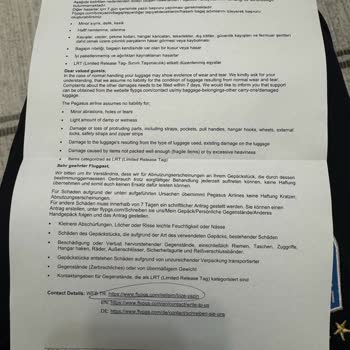 Pegasus Uçuşunda Hasarlı Bagaj Mağduriyeti