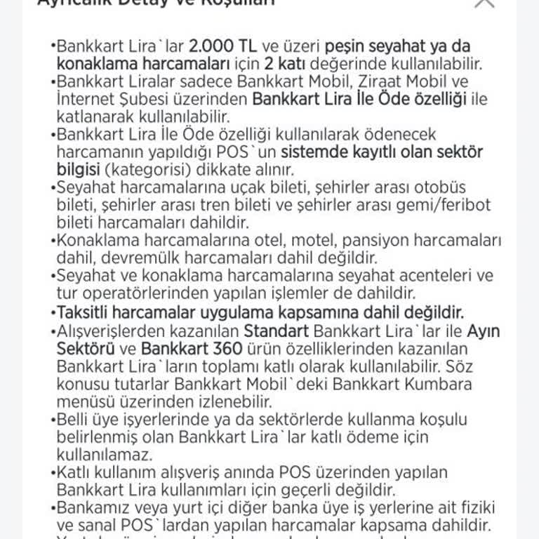 Bankkart Lira Kampanyasında Mağduriyet Yaşıyorum